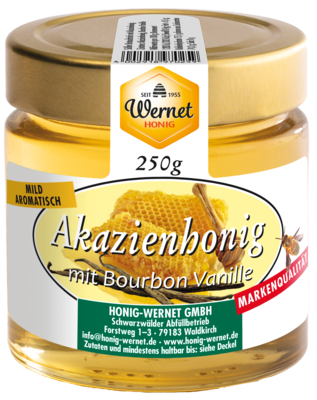 acacia honey with vanilla 