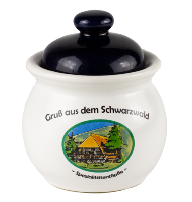 Keramiktopf "Gruß aus dem Schwarzwald"