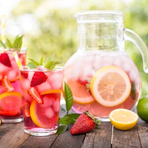 Erdbeer-Zitrone-Honig Limonade