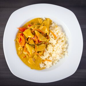 Honey Chicken in Coconut Curry