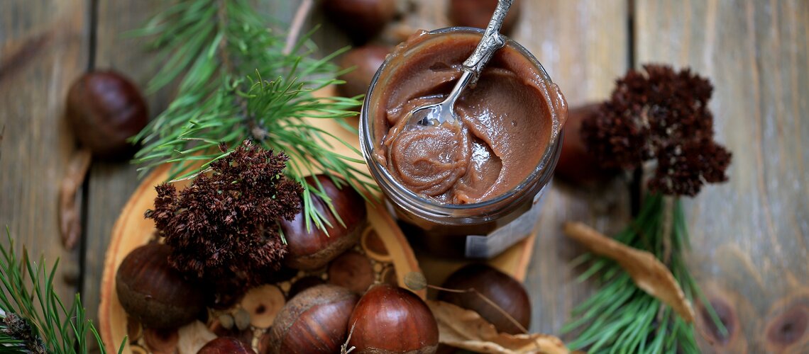 Chestnut jam with honey : Honig von Wernet