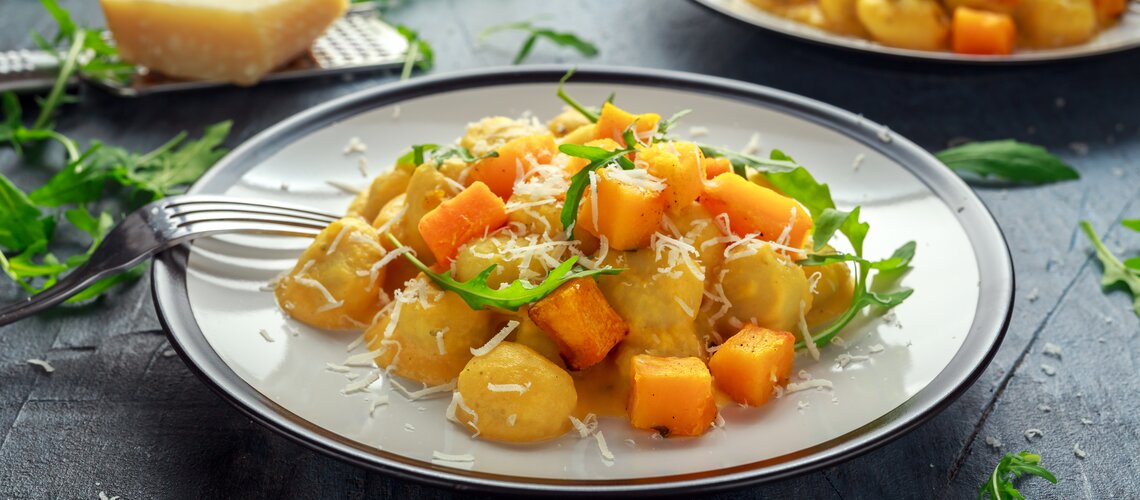 Gnocchi mit Kürbis und Chili-Honig-Butter