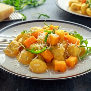Gnocchi with Pumpkin and Chili Honey Butter