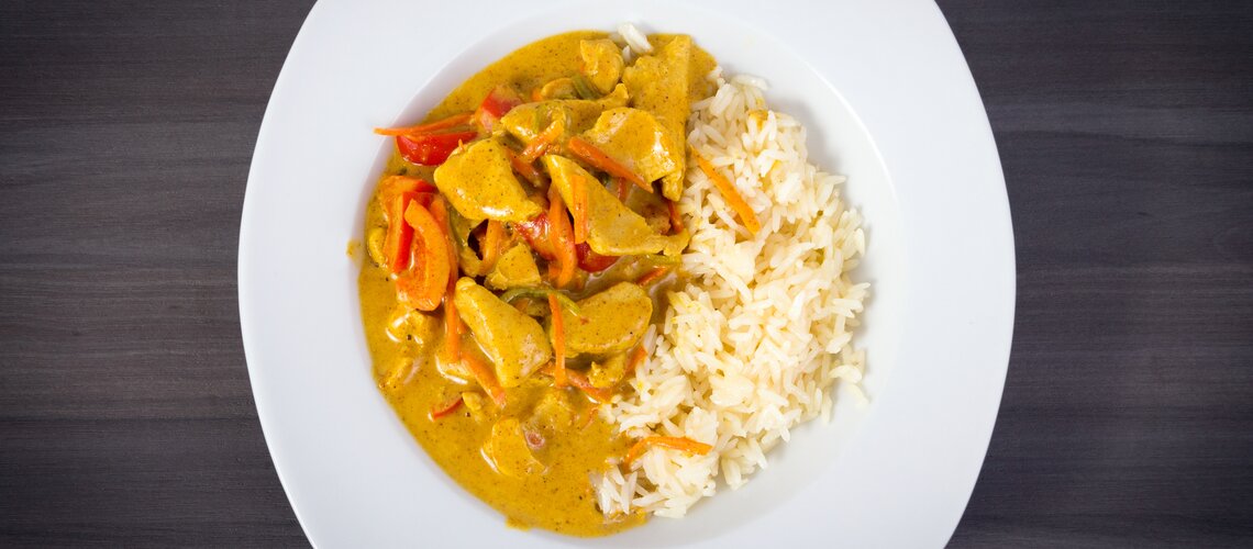 Honey Chicken in Coconut Curry